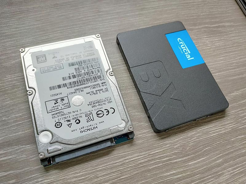 Remplacement de disque dur HDD par SSD