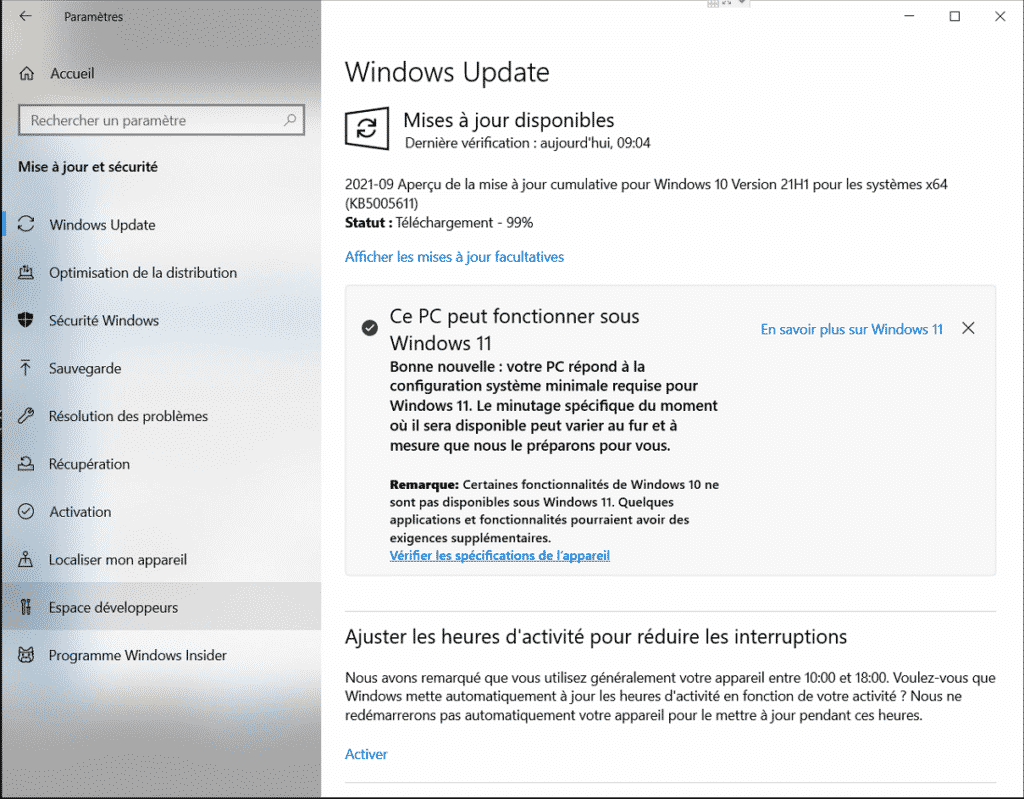 Windows 11 update