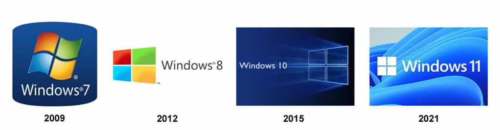 Windows 7, 8, 10, 12