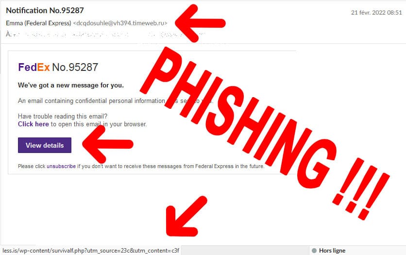 Phishing Fedex