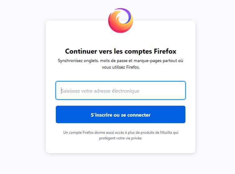 compte firefox