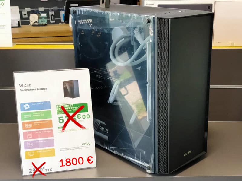 Le PC Gamer pas cher est en promo chez Wiclic !