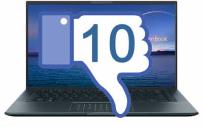 10 erreurs à ne jamais faire avec un ordinateur portable (PC)
