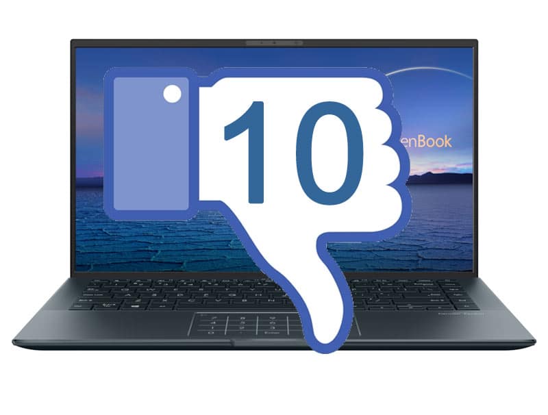 10 erreurs à ne jamais faire avec un ordinateur portable (PC)
