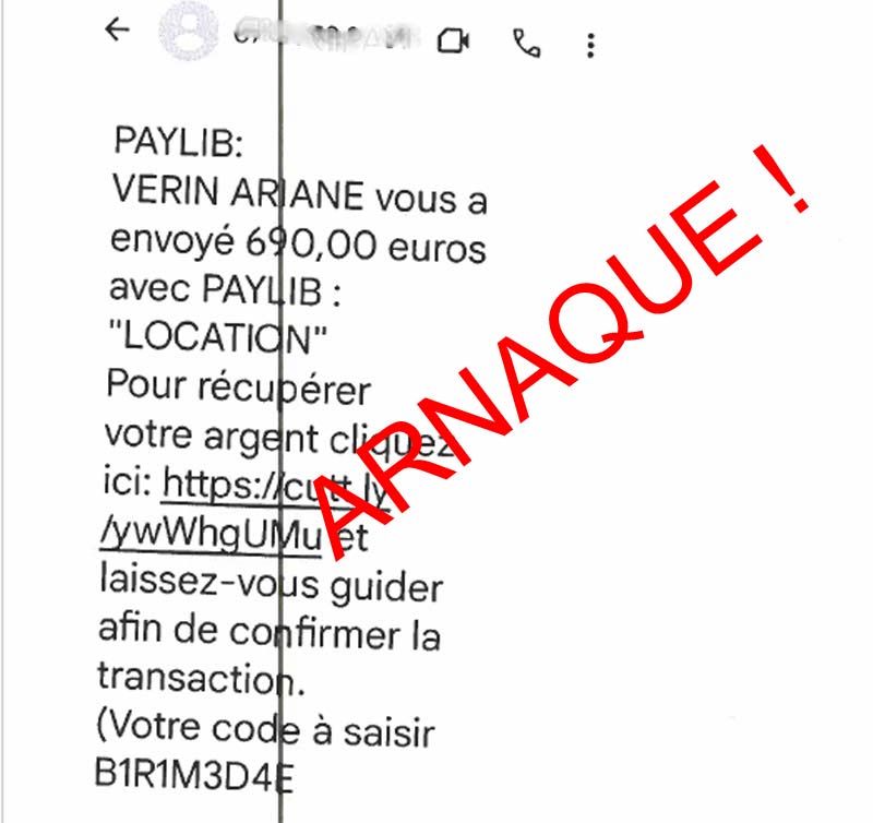 Arnaque Paylib par SMS : Le faux virement