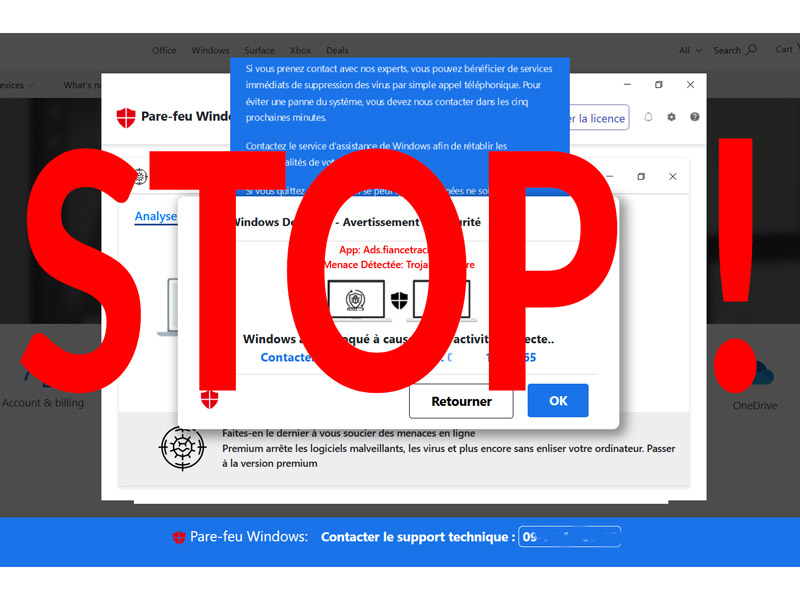 Faux support Microsoft : Vous vous faites encore avoir… Stop !